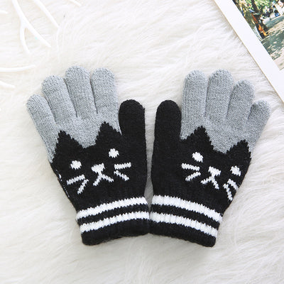 Guantes Infantiles con Diseño de Gatito
