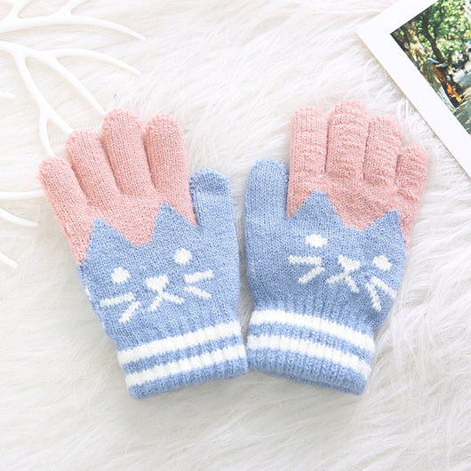 Guantes Infantiles con Diseño de Gatito - Image 3