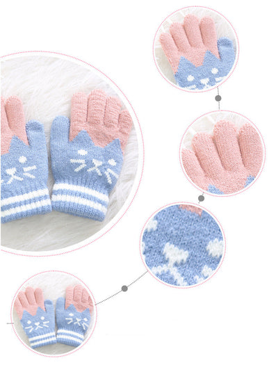 Guantes Infantiles con Diseño de Gatito - Image 4