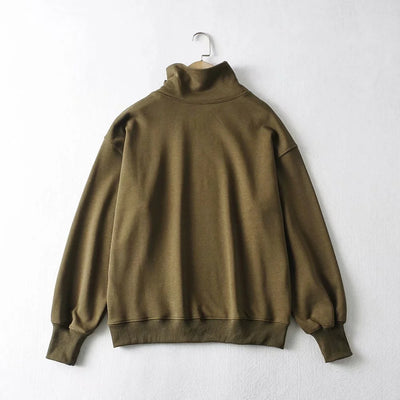 Suéter Oversized Holgado de Color Liso - Image 12