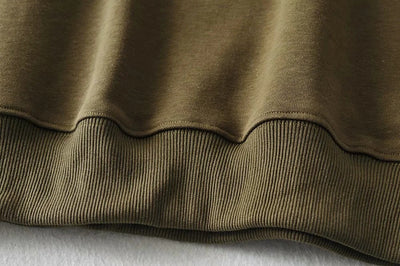 Suéter Oversized Holgado de Color Liso - Image 13