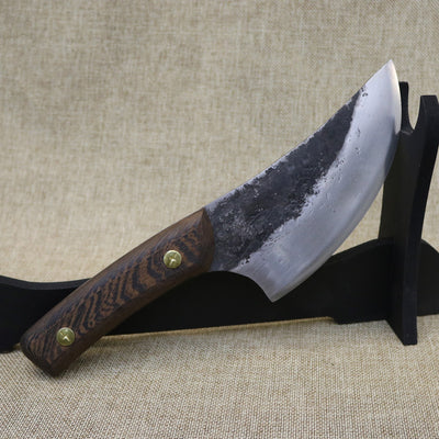 Cuchillo de Cocina Forjado a Mano en Acero Manganeso de Alta Resistencia