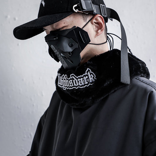 Bufanda Cuello Plush BYBB'SDARK Invierno - Diseño Personalidad - Image 9