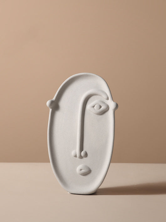Florero Decorativo de Cerámica Nórdico con Rostro Artístico - Image 15