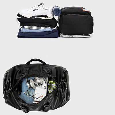 Bolsa de Entrenamiento Deportivo de Gran Capacidad PU Impermeable - Image 7