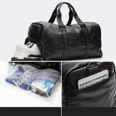 Bolsa de Entrenamiento Deportivo de Gran Capacidad PU Impermeable - Image 4