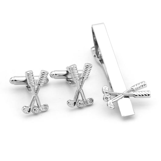 Gemelos de Guitarra Bajo Plateados con Motivo de Música - Image 3