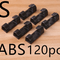ABS Q 120 Piezas Negro Pequeño