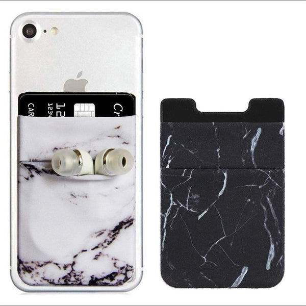 Porta Tarjetas de Mármol Doble Capa para Teléfono