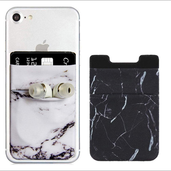 Porta Tarjetas de Mármol Doble Capa para Teléfono