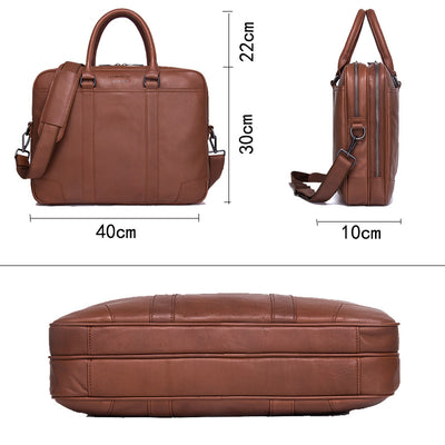 Maletín Ejecutivo de Cuero Multifuncional para Hombre - Image 10