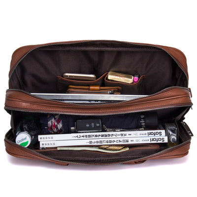 Maletín Ejecutivo de Cuero Multifuncional para Hombre - Image 9