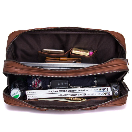 Maletín Ejecutivo de Cuero Multifuncional para Hombre - Image 4