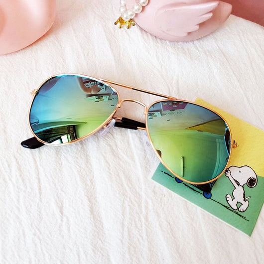 Gafas de Sol Aviador Infantil con Protección Reflectante - Image 7