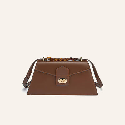 Bolso Mensajero de Cuero Genuino con Cuentas para Mujer - Image 7