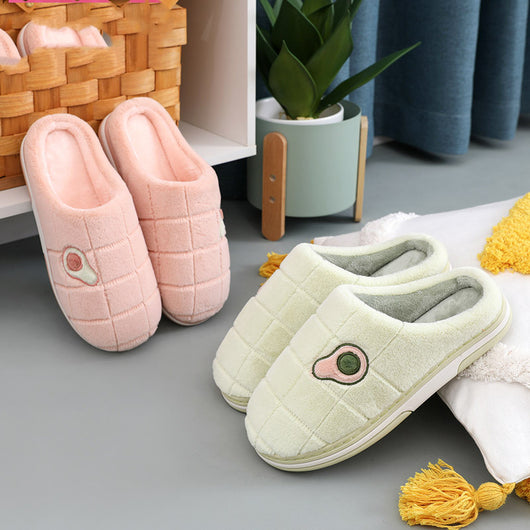 Pantuflas de Felpa Cálidas con Suela Antideslizante - Diseño Aguacate - Image 10