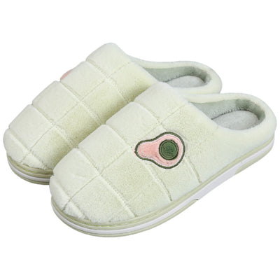 Pantuflas de Felpa Cálidas con Suela Antideslizante - Diseño Aguacate - Image 5