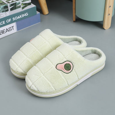 Pantuflas de Felpa Cálidas con Suela Antideslizante - Diseño Aguacate - Image 4