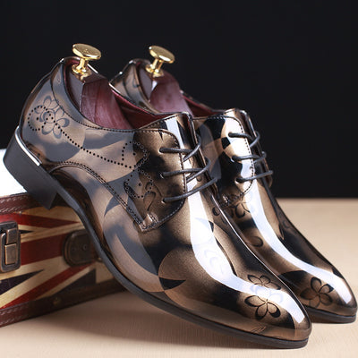 Zapatos Formales de Punta Afilada Talla Extra Grande para Hombre - Image 3