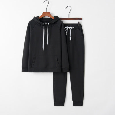 Conjunto Deportivo Mujer con Capucha y Manga Larga en Fleece - Image 2