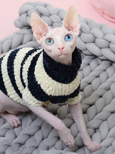 Suéter Térmico de Algodón para Gatos Sin Pelo - Abrigo Invernal - Image 11