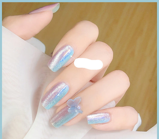 Esmalte de Uñas Efecto Ojo de Gato con Cristales de Té con Leche - Image 18