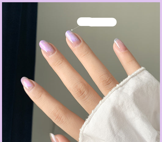 Esmalte de Uñas Efecto Ojo de Gato con Cristales de Té con Leche - Image 23