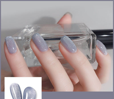 Esmalte de Uñas Efecto Ojo de Gato con Cristales de Té con Leche - Image 28
