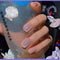 Esmalte de Uñas Efecto Ojo de Gato con Cristales de Té con Leche