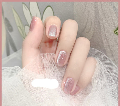 Esmalte de Uñas Efecto Ojo de Gato con Cristales de Té con Leche - Image 32