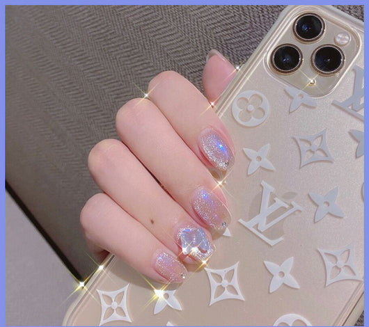 Esmalte de Uñas Efecto Ojo de Gato con Cristales de Té con Leche - Image 34