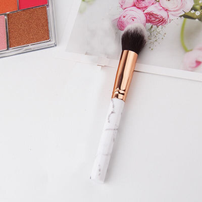 Set de Brochas de Maquillaje con Diseño Marmolado - Image 8
