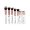 Set de Brochas de Maquillaje con Diseño Marmolado