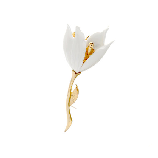Broche Flor de Lirio en Resina - Diseño Creativo para Mujer - Image 4