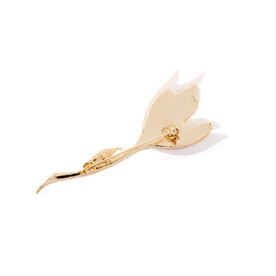 Broche Flor de Lirio en Resina - Diseño Creativo para Mujer - Image 3