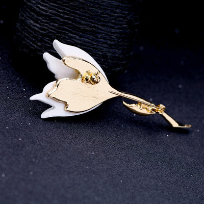 Broche Flor de Lirio en Resina - Diseño Creativo para Mujer - Image 5