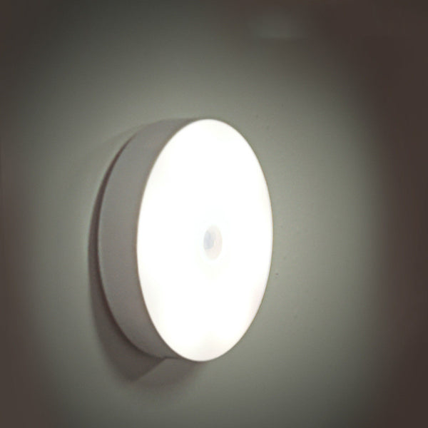 Lámpara LED Nocturna con Sensor de Movimiento Infrarrojo Recargable