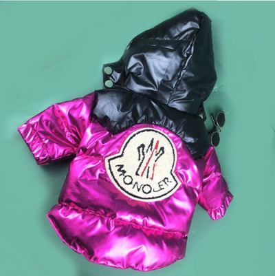 Abrigo Impermeable para Mascotas con Cuello de Pelaje Acolchado - Image 7