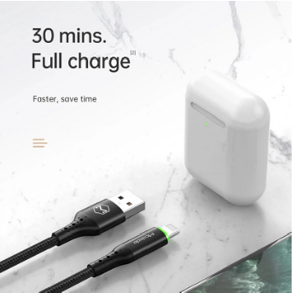 Cable de Datos Apple Compatible - Apagado Inteligente Triple Generación