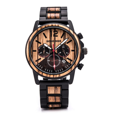 Reloj para Hombre DODO DEER Madera Explosiva - Image 9