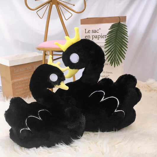 Peluche Cisne Blanco y Negro - Muñeca de Felpa Premium - Image 10