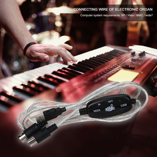 Cable Adaptador MIDI para Teclado Electrónico - Conexión USB para Producción Musical - Image 13