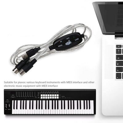 Cable Adaptador MIDI para Teclado Electrónico - Conexión USB para Producción Musical - Image 5