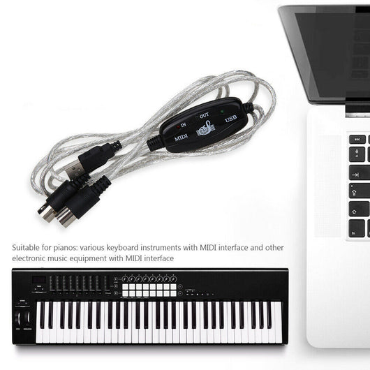 Cable Adaptador MIDI para Teclado Electrónico - Conexión USB para Producción Musical - Image 5