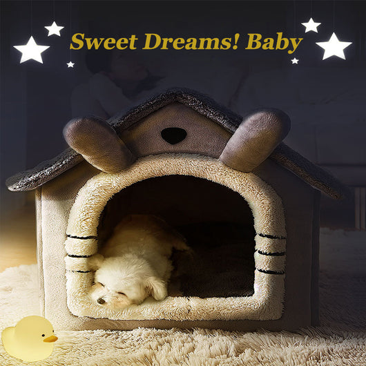 Cama Acogedora para Mascotas Pequeñas - Casa Perro Gato 4 Estaciones - Image 2