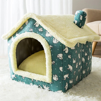 Cama Acogedora para Mascotas Pequeñas - Casa Perro Gato 4 Estaciones - Image 6