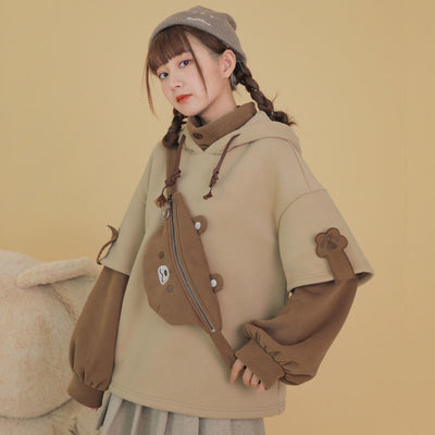 Sudadera Canguro Suelta Estilo Coreano para Estudiantes - Image 9