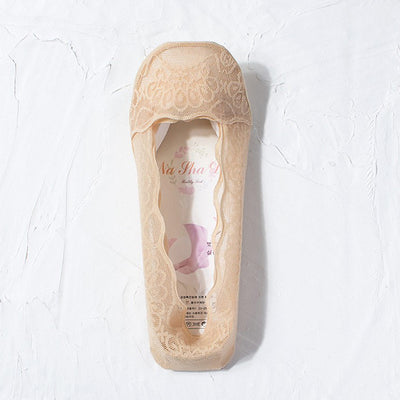 Calcetines de Encaje Talla Grande en Gasa de Algodón Suave para Mujer - Image 5