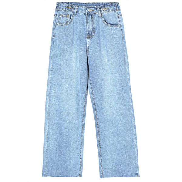 Pantalones Anchos Cintura Alta con Corte Slim Elegante