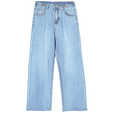 Pantalones Anchos Cintura Alta con Corte Slim Elegante